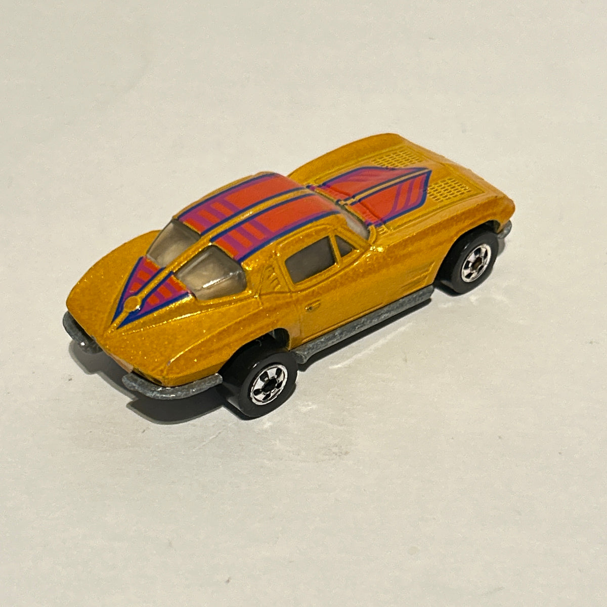 Hot Wheels Hi-Raker Corvette Stingray Split Window Gold 1979 Hong Kong Vintage