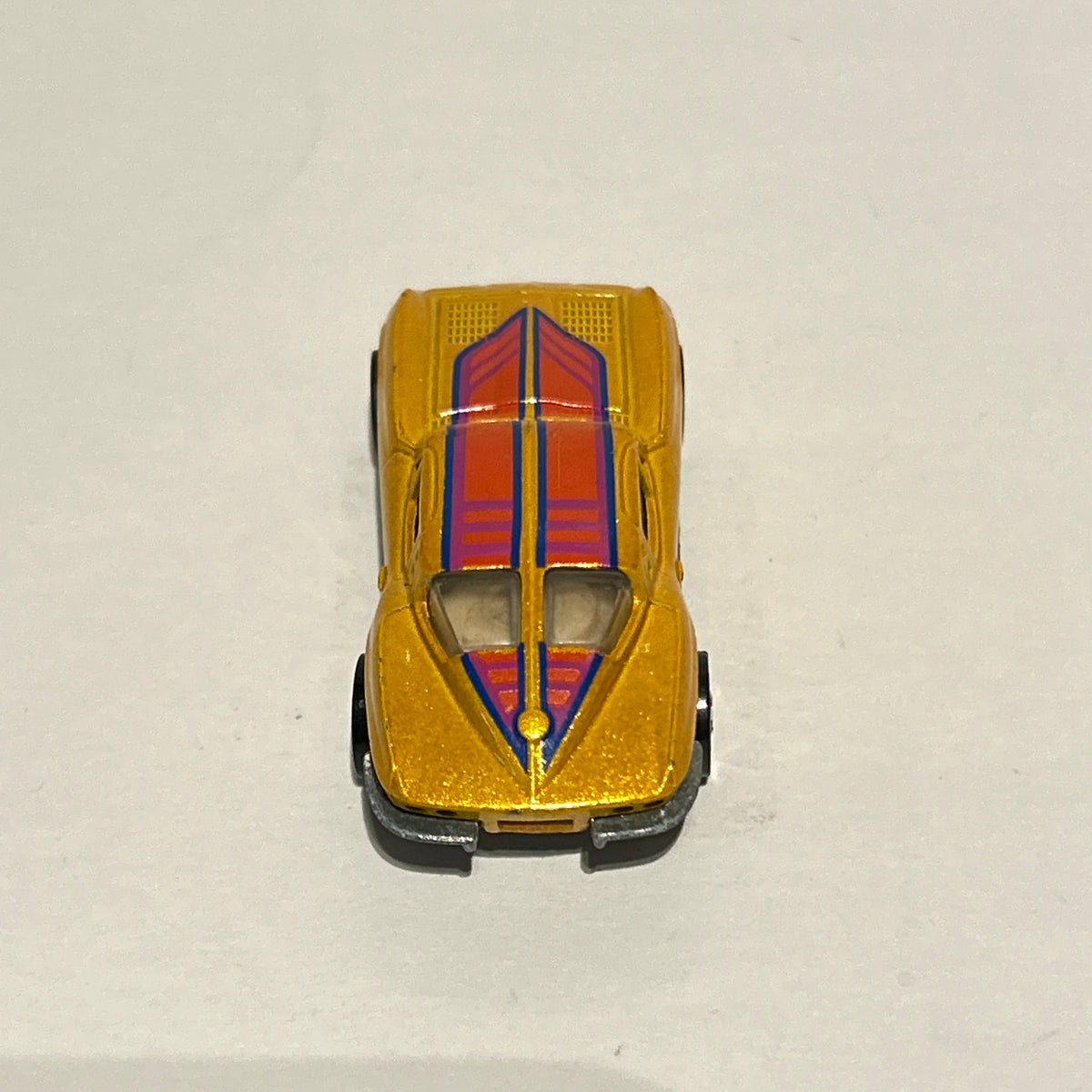 Hot Wheels Hi-Raker Corvette Stingray Split Window Gold 1979 Hong Kong Vintage