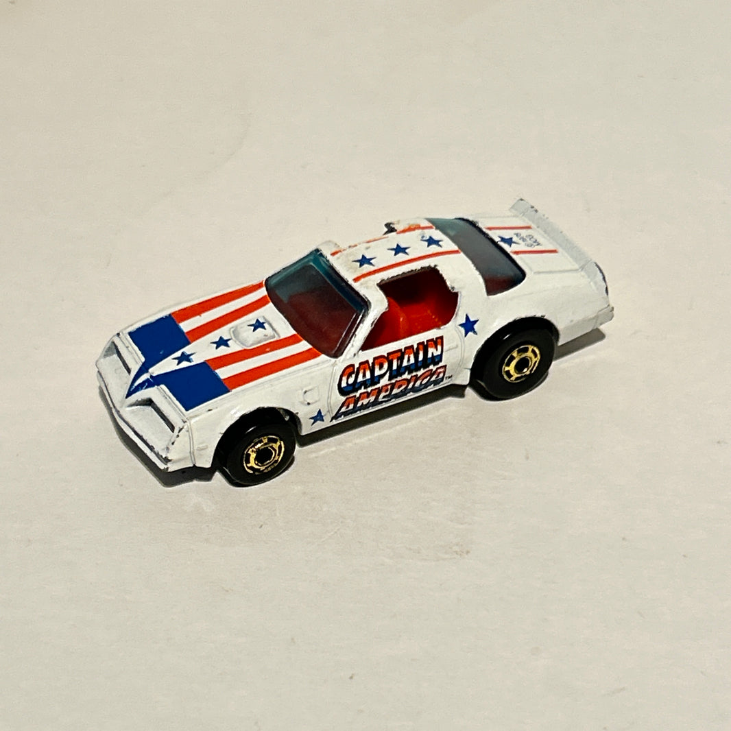 Hot Wheels 1977 Hot Bird Captain America Pontiac Firebird Marvel Vintage 70's