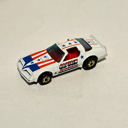 Hot Wheels 1977 Hot Bird Captain America Pontiac Firebird Marvel Vintage 70's