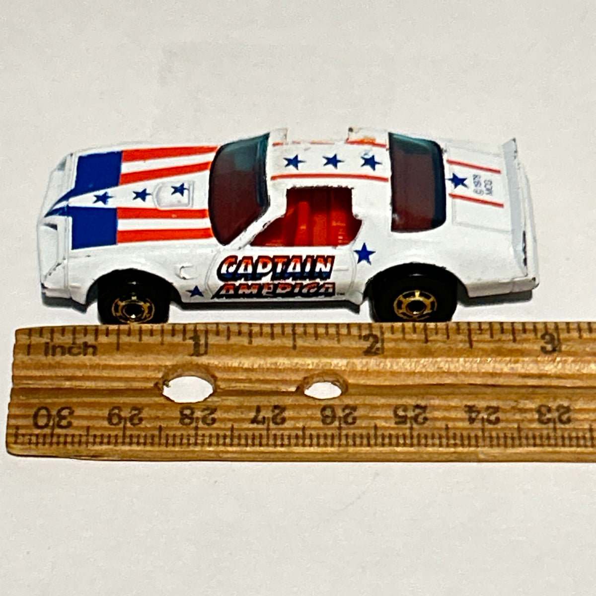 Hot Wheels 1977 Hot Bird Captain America Pontiac Firebird Marvel Vintage 70's