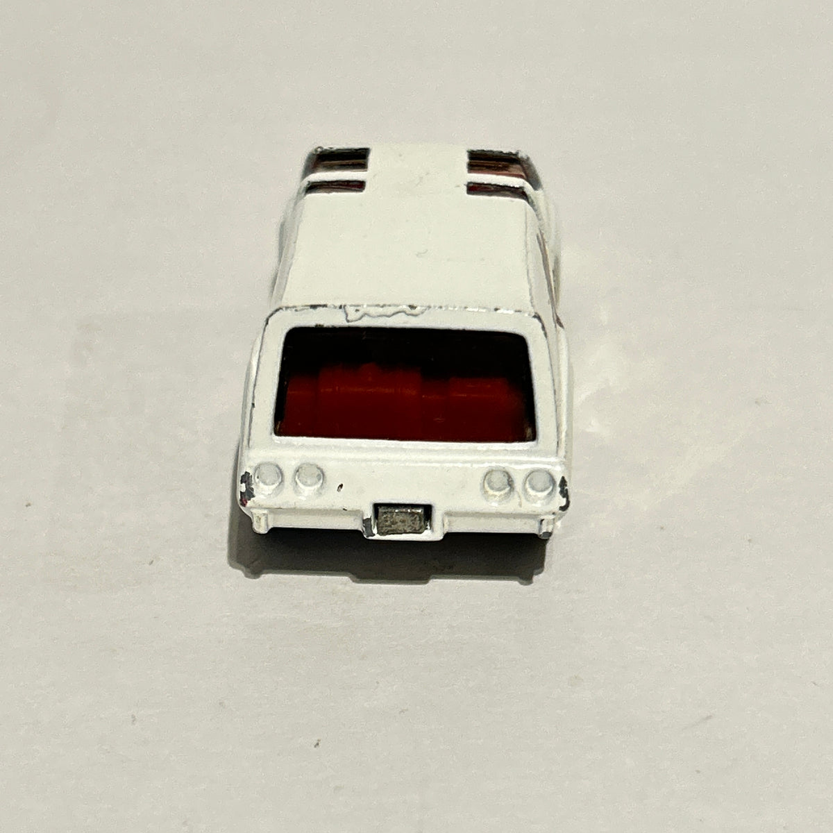 Hot Wheels Iron Man White Vette Van Marvel Comic Heroes Malaysia 1979 Vintage
