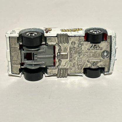 Hot Wheels Iron Man White Vette Van Marvel Comic Heroes Malaysia 1979 Vintage