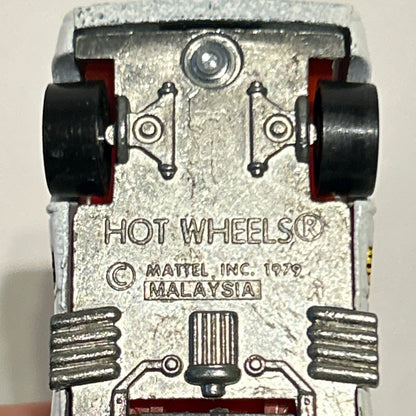 Hot Wheels Iron Man White Vette Van Marvel Comic Heroes Malaysia 1979 Vintage