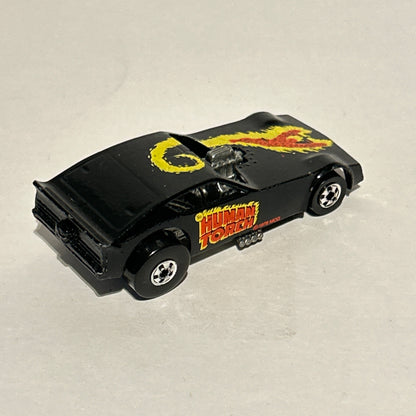 Hot Wheels The Heroes Human Torch Funny Car 1977 Fantastic Four Marvel Vintage