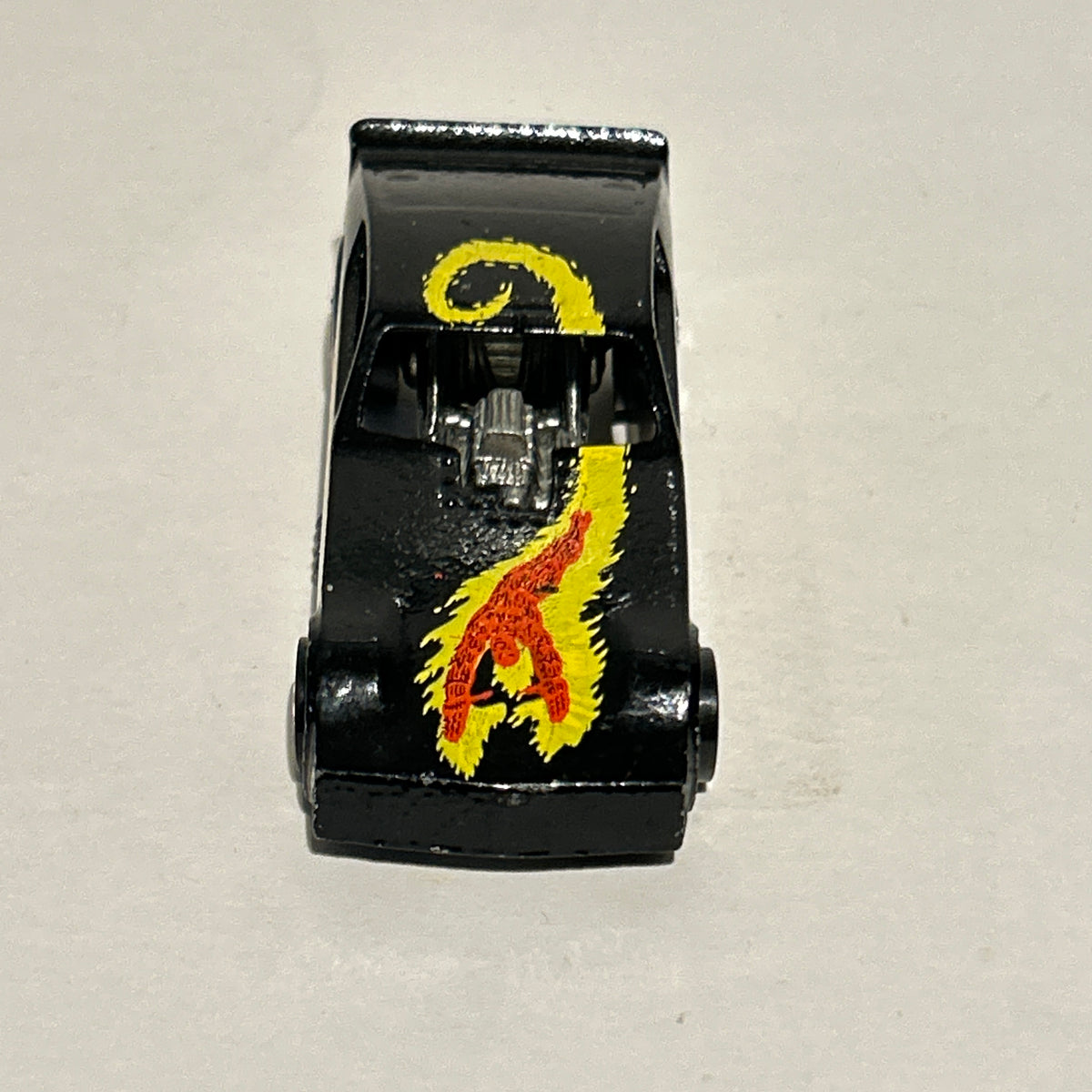 Hot Wheels The Heroes Human Torch Funny Car 1977 Fantastic Four Marvel Vintage