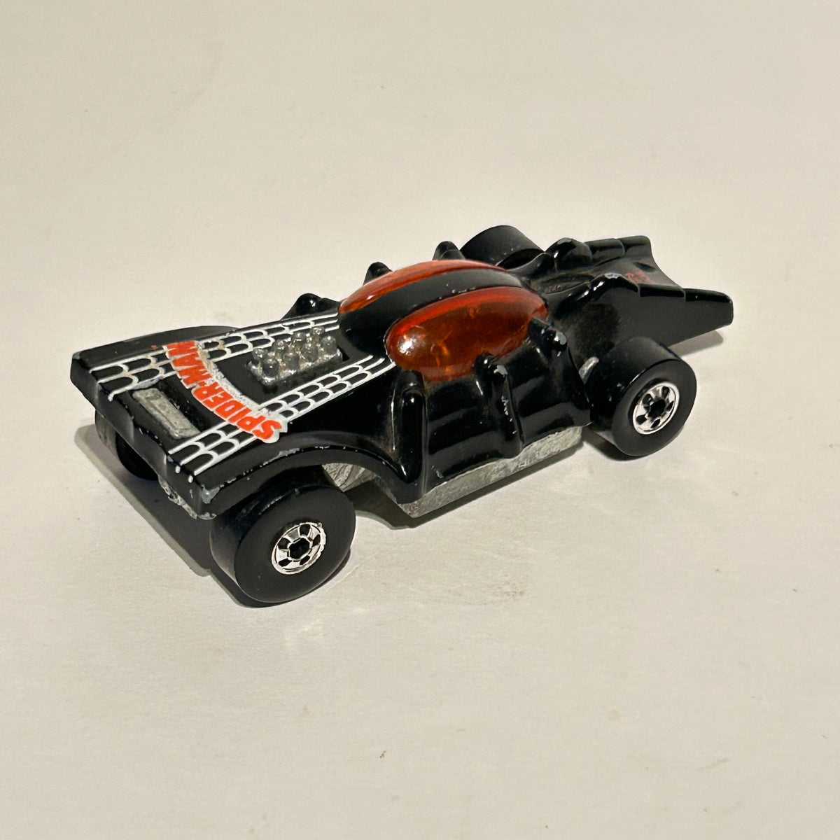 Hot Wheels Spider Man Black Wall 1975 Vintage The Heroes Diecast Car Hong Kong