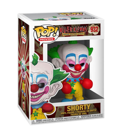 Killer Klowns From Outer Space Shorty 932 Funko Pop Movies Vinyl Figure Horror