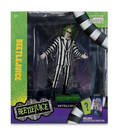 Movie Maniacs Beetlejuice 1988 6-Inch Scale Posed Figure