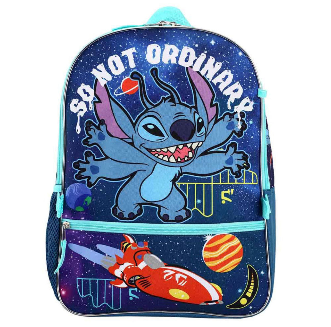 Bioworld Lilo & Stitch So Not Ordinary Stitch Backpack 4-Piece Set