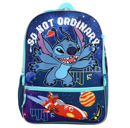 Bioworld Lilo & Stitch So Not Ordinary Stitch Backpack 4-Piece Set
