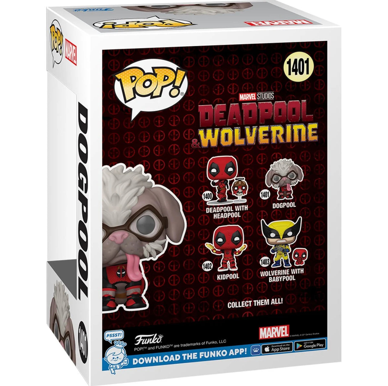 Deadpool & Wolverine - Dogpool #1401 Funko Pop Vinyl Figure Marvel