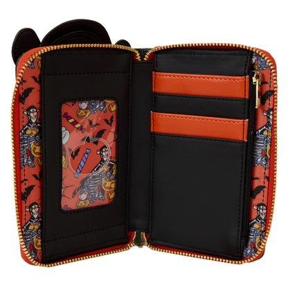 Loungefly Winnie the Pooh Skeleton Tigger Zip-Around Wallet – Glow-in-the-Dark