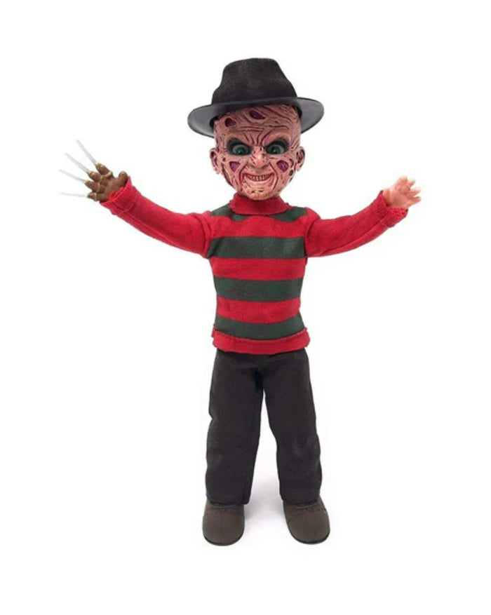 Mezco Toyz Nightmare on Elm Street Freddy Krueger Talking Doll 10-Inch – LDD Presents