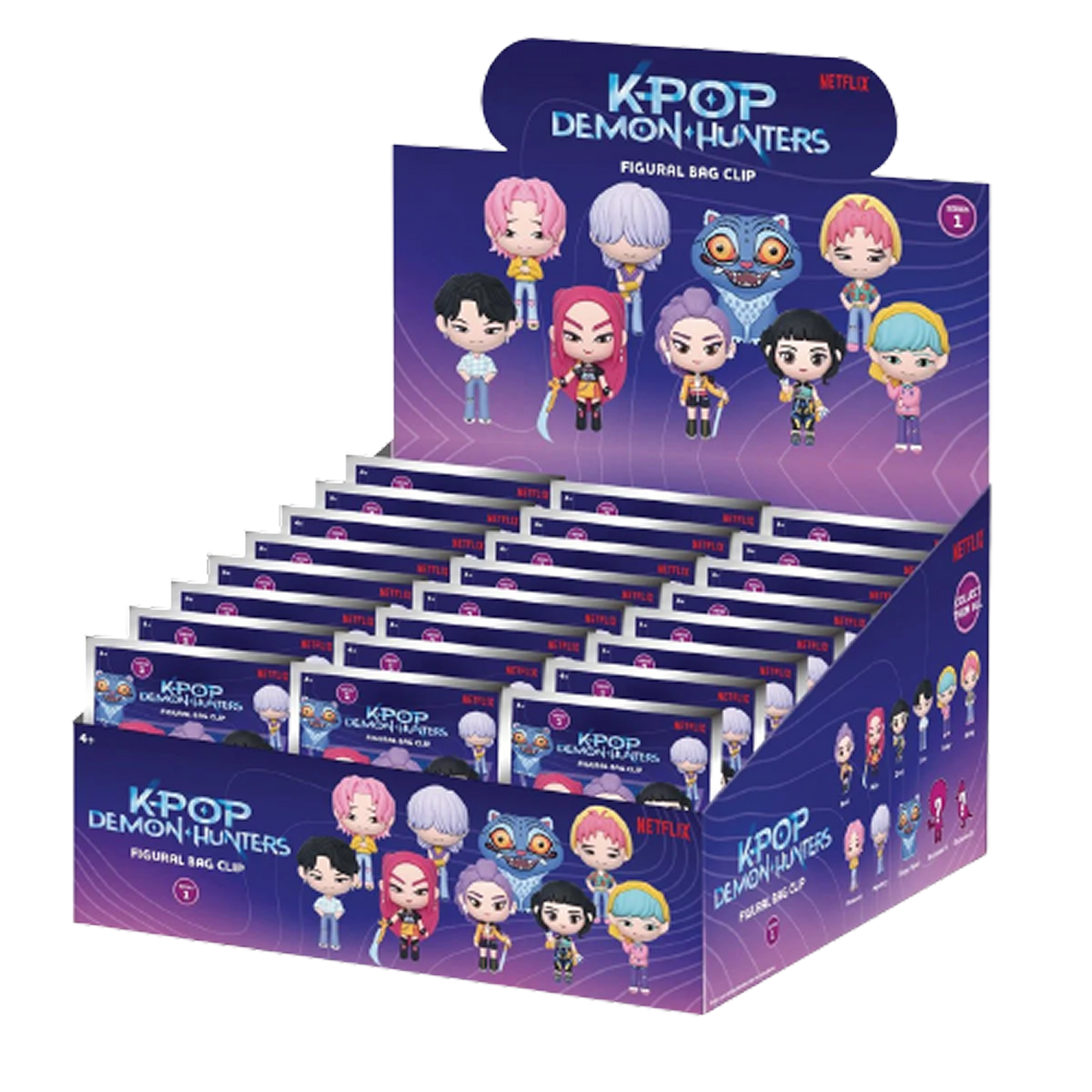 KPOP Demon Hunters 3D Foam Bag Clip (x1 blind bag)