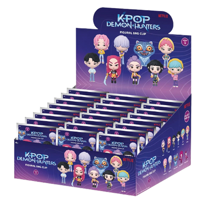 KPOP Demon Hunters 3D Foam Bag Clip (x1 blind bag)