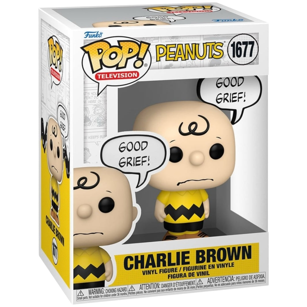 Funko Peanuts Charlie Brown “Good Grief” Pop! Vinyl Figure #1677