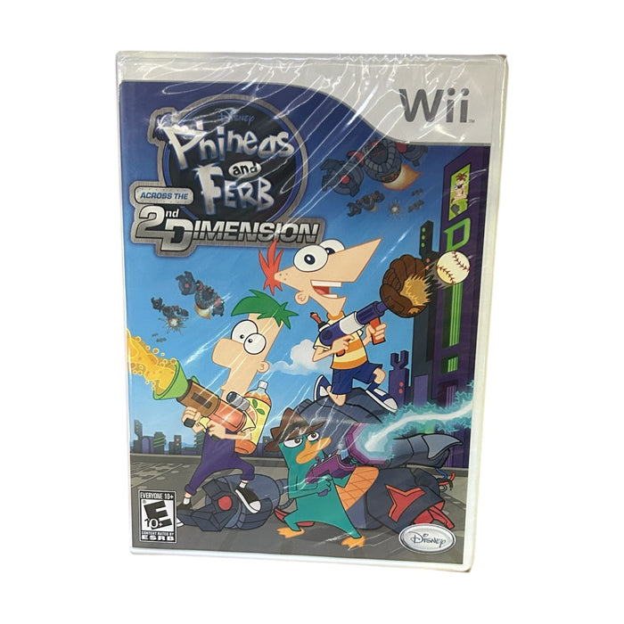 Phineas and Ferb: Across the 2nd Dimension (Nintendo Wii, 2011) NEW Disney