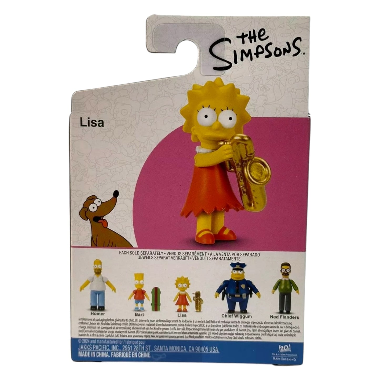 The Simpsons 2.5 Inch Scaled Wave 1 Action Figures Lisa Simpson