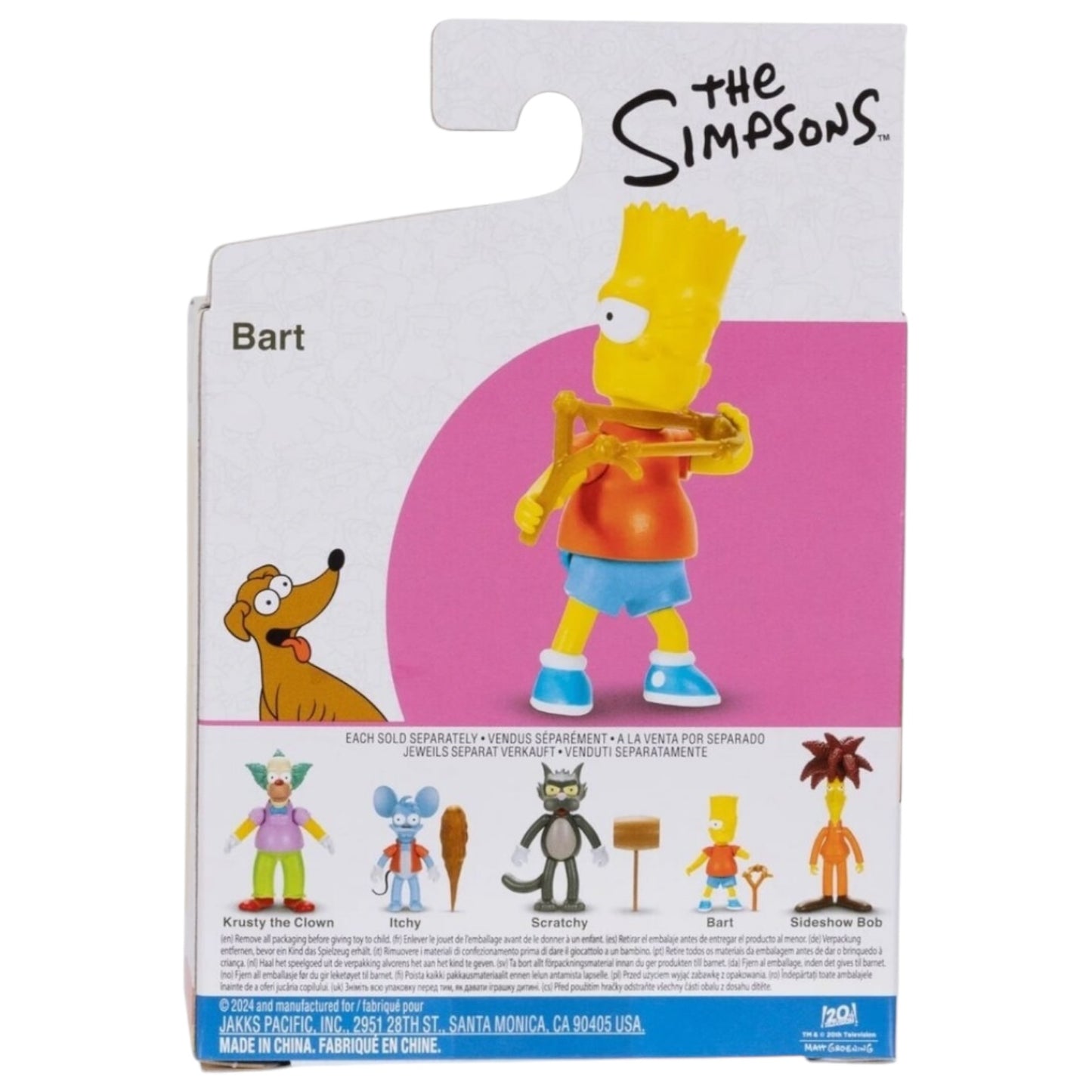 The Simpsons 2.5 Inch Scaled Wave 2 Action Figures - Bart simpson With Slingshot