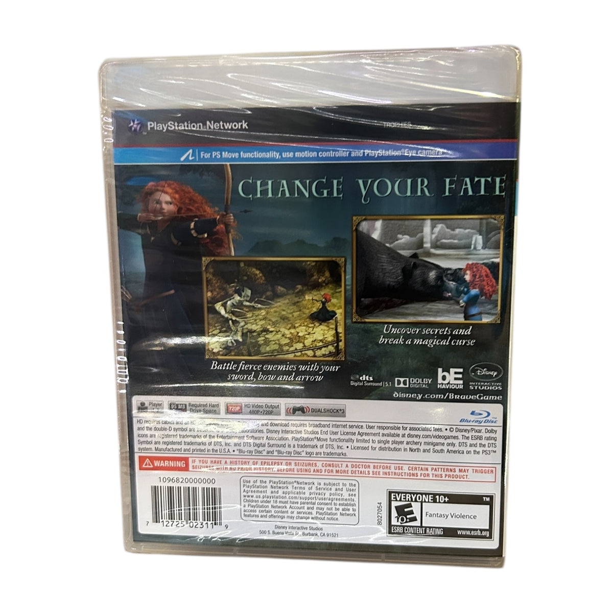 Disney Pixar Brave Merida PS3 PlayStation 3 New Sealed Video Game