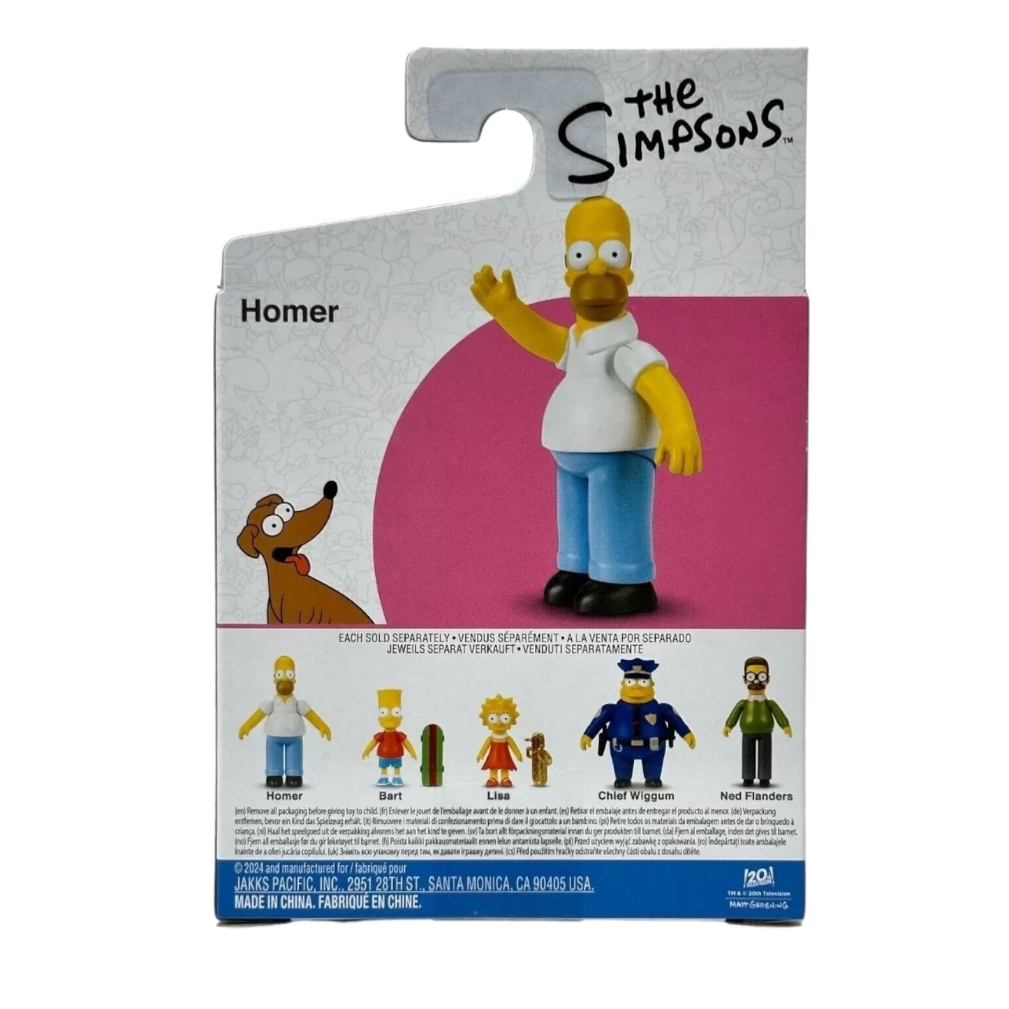 The Simpsons 2.5 Inch Scaled Wave 1 Action Figures Homer Simpson