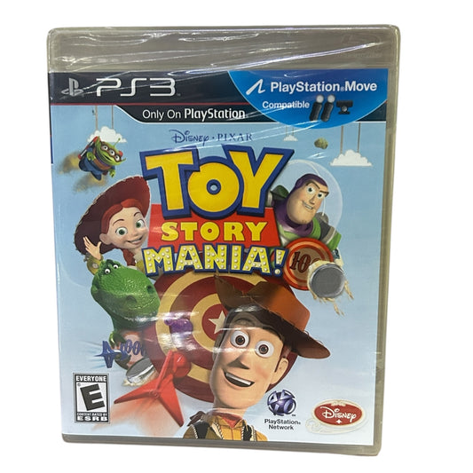 Toy Story Mania Playstation 3 PS3 Move New Disney Pixar
