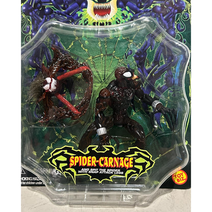 Spider Man Venom Along Came A Spider Carnage Action Figure 1997 Toy Biz Marvel