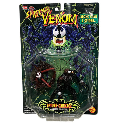 Spider Man Venom Along Came A Spider Carnage Action Figure 1997 Toy Biz Marvel