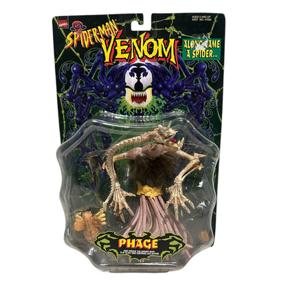 Spider Man Venom Along Came A Spider Phage Action Figure 1997 Toy Biz VTG Villain