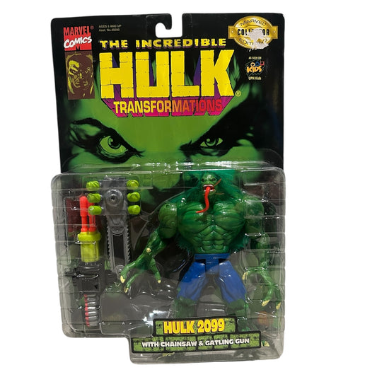 Marvel Comics The Incredible Hulk Transformations Hulk 2099 Toy Biz Figure 1997