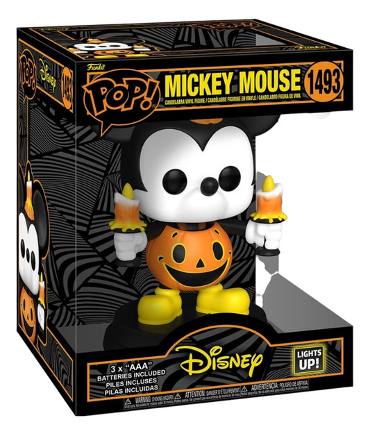 Mickey Mouse Halloween Light-Up Super Funko Pop #1493 Disney Trick or Treat