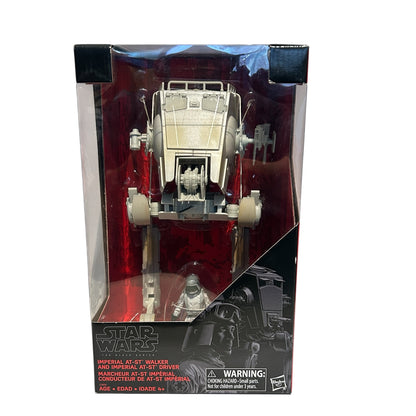 Star Wars The Black Series AT-ST Walker with Imperial AT-ST Driver 2016 NEW