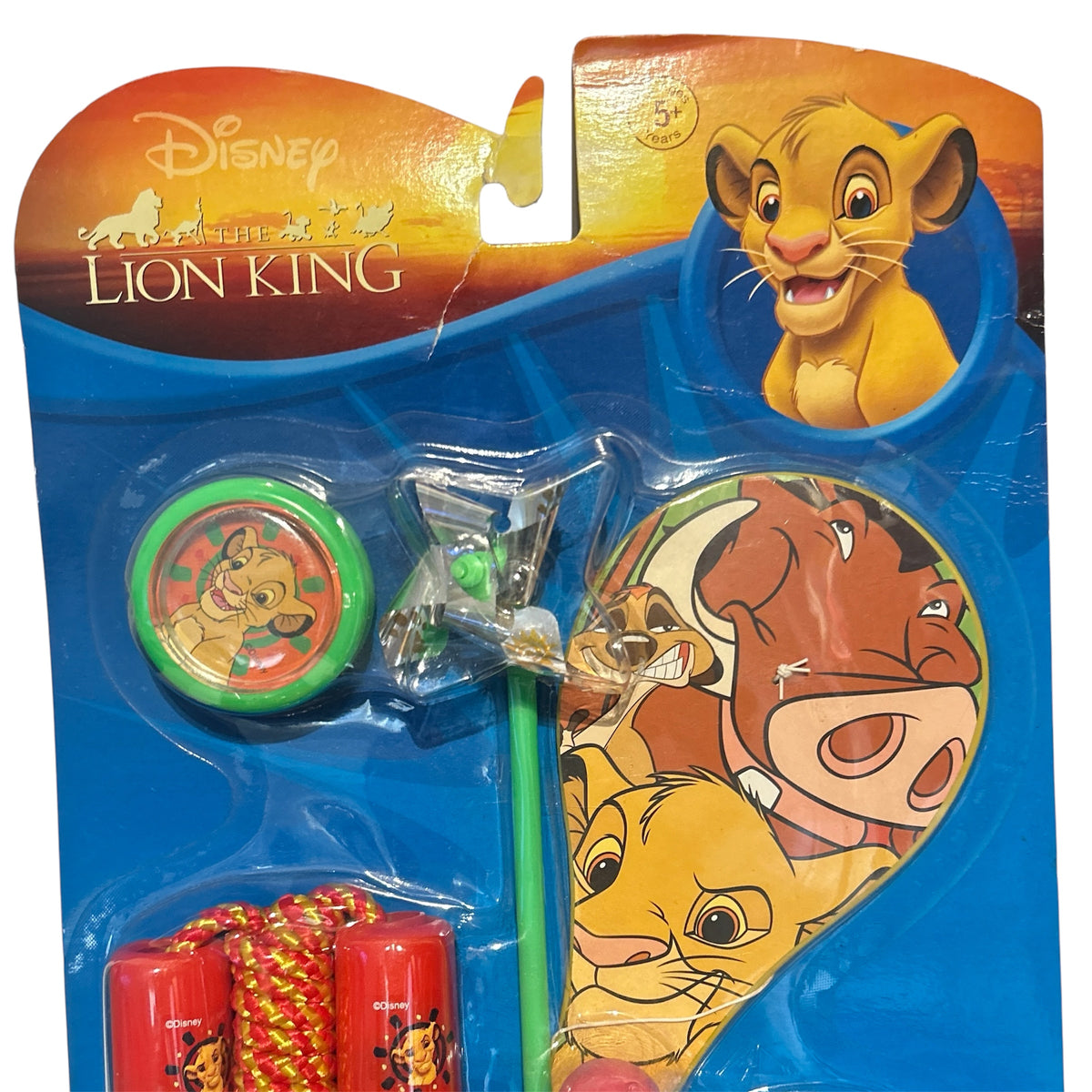 Disney The Lion King Fun Set What Kids Want New Vintage 90's Blister Packaging