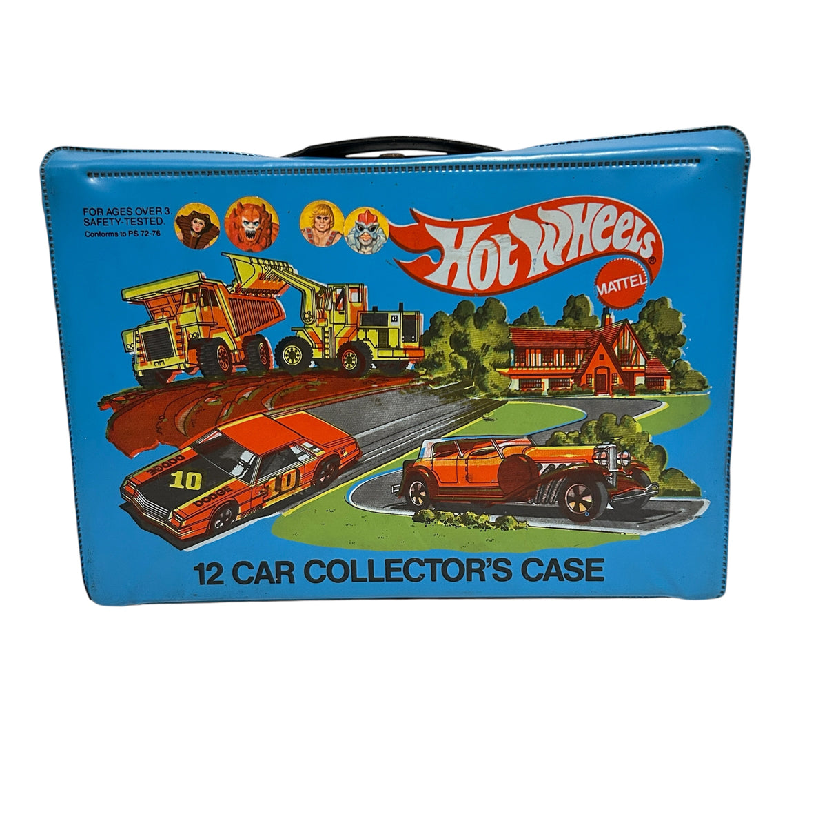 Hot Wheels 12 Car Collector's Case with Tray Vintage 1980 Mattel No.4975