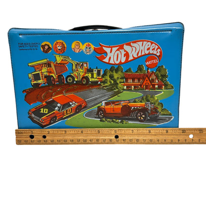 Hot Wheels 12 Car Collector's Case with Tray Vintage 1980 Mattel No.4975