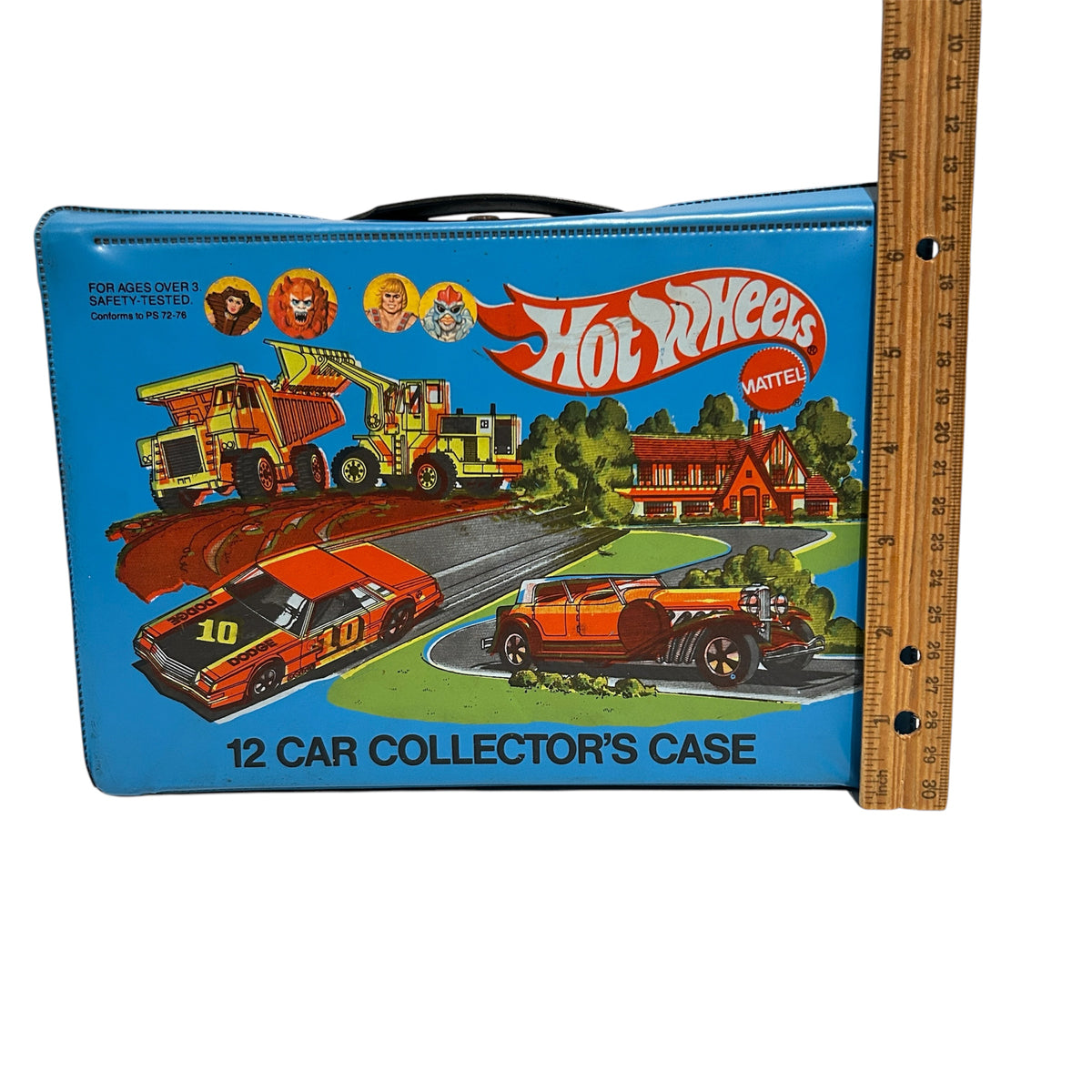 Hot Wheels 12 Car Collector's Case with Tray Vintage 1980 Mattel No.4975