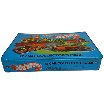 Hot Wheels 12 Car Collector's Case with Tray Vintage 1980 Mattel No.4975