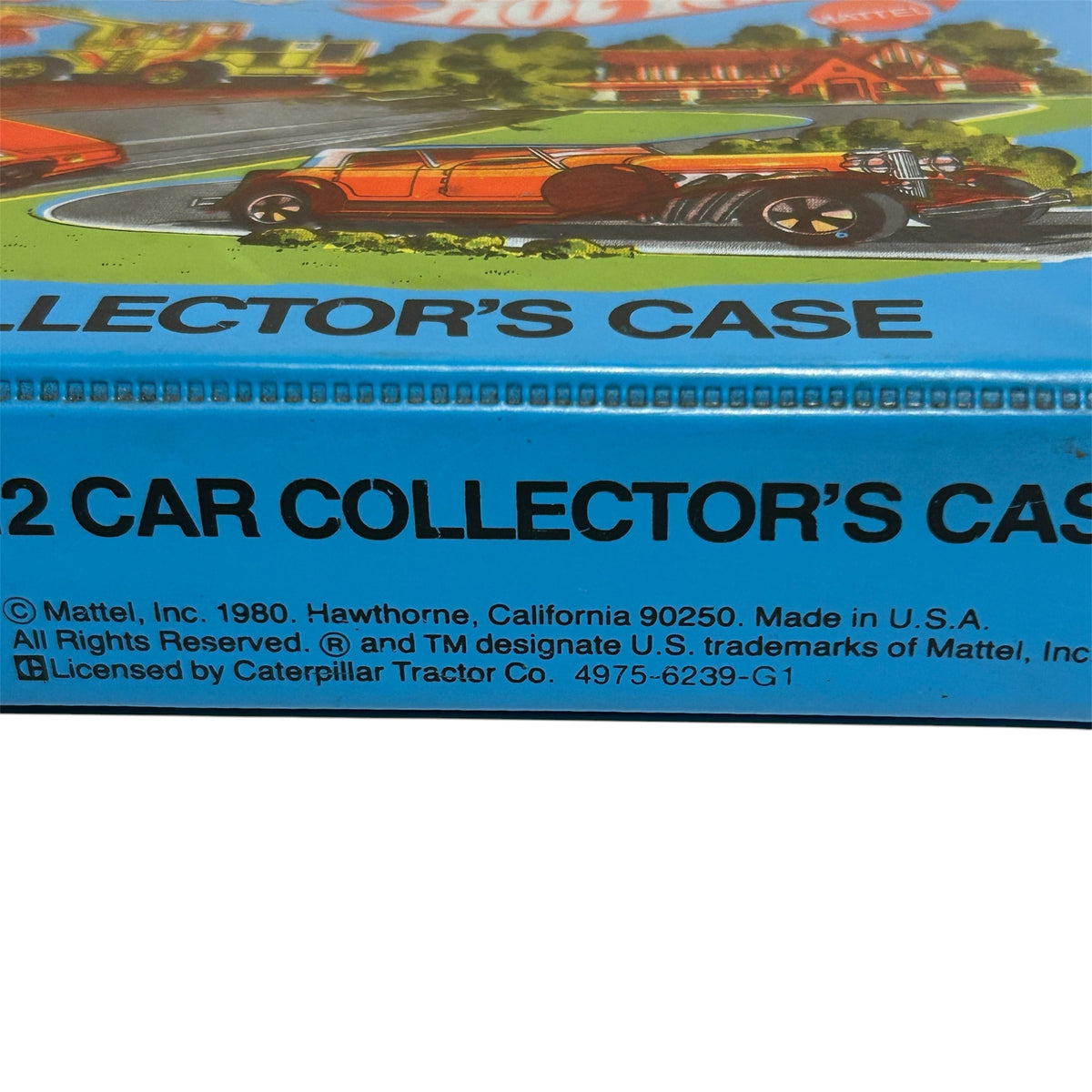 Hot Wheels 12 Car Collector's Case with Tray Vintage 1980 Mattel No.4975