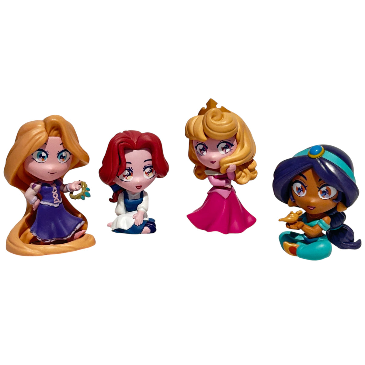 Disney Princess Manga Funko Mystery Minis X4 Jasmine Aurora Belle Rapunzel Figure