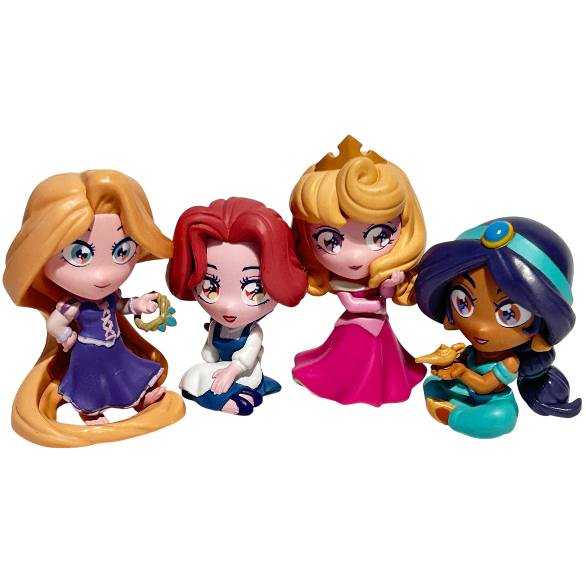 Disney Princess Manga Funko Mystery Minis X4 Jasmine Aurora Belle Rapunzel Figure