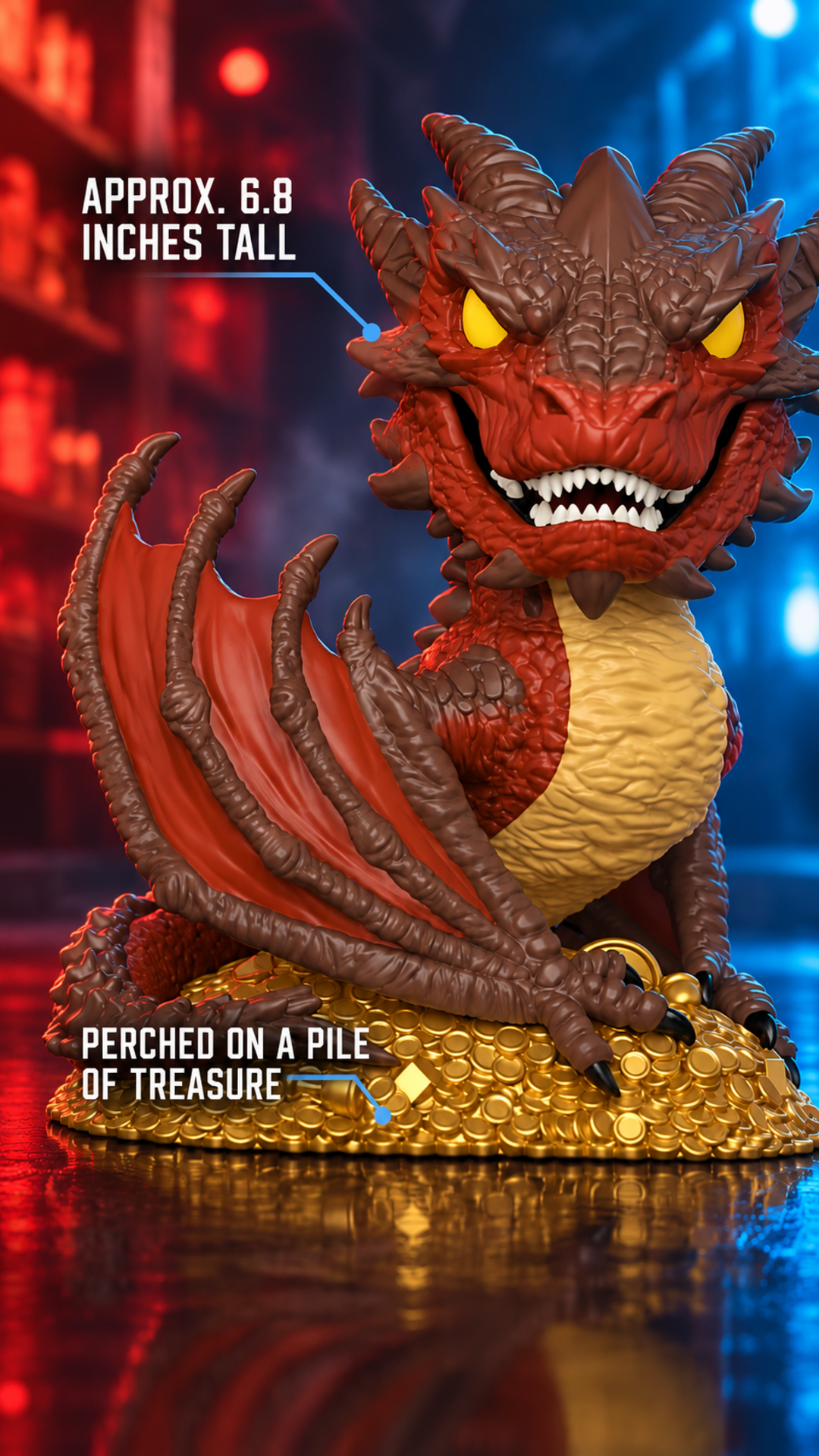 The Hobbit Smaug Metallic Deluxe Funko Pop! Vinyl Figure #2188