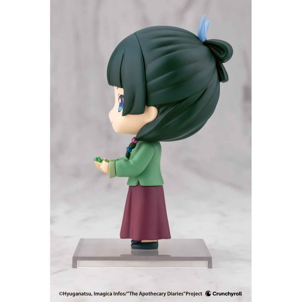 The Apothecary Diaries Maomao Oshi Works Mini Mini-Figure — Maomao Oshi Works Mini figure, side view with herb basket