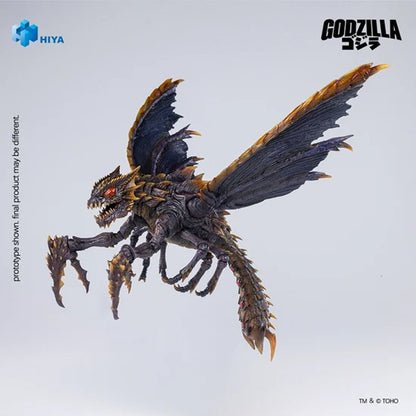 Godzilla vs. Megaguirus 2000 Megaguirus Exquisite Basic Series None Scale 9 3/4-Inch Action Figure — Side flight pose with raised wings