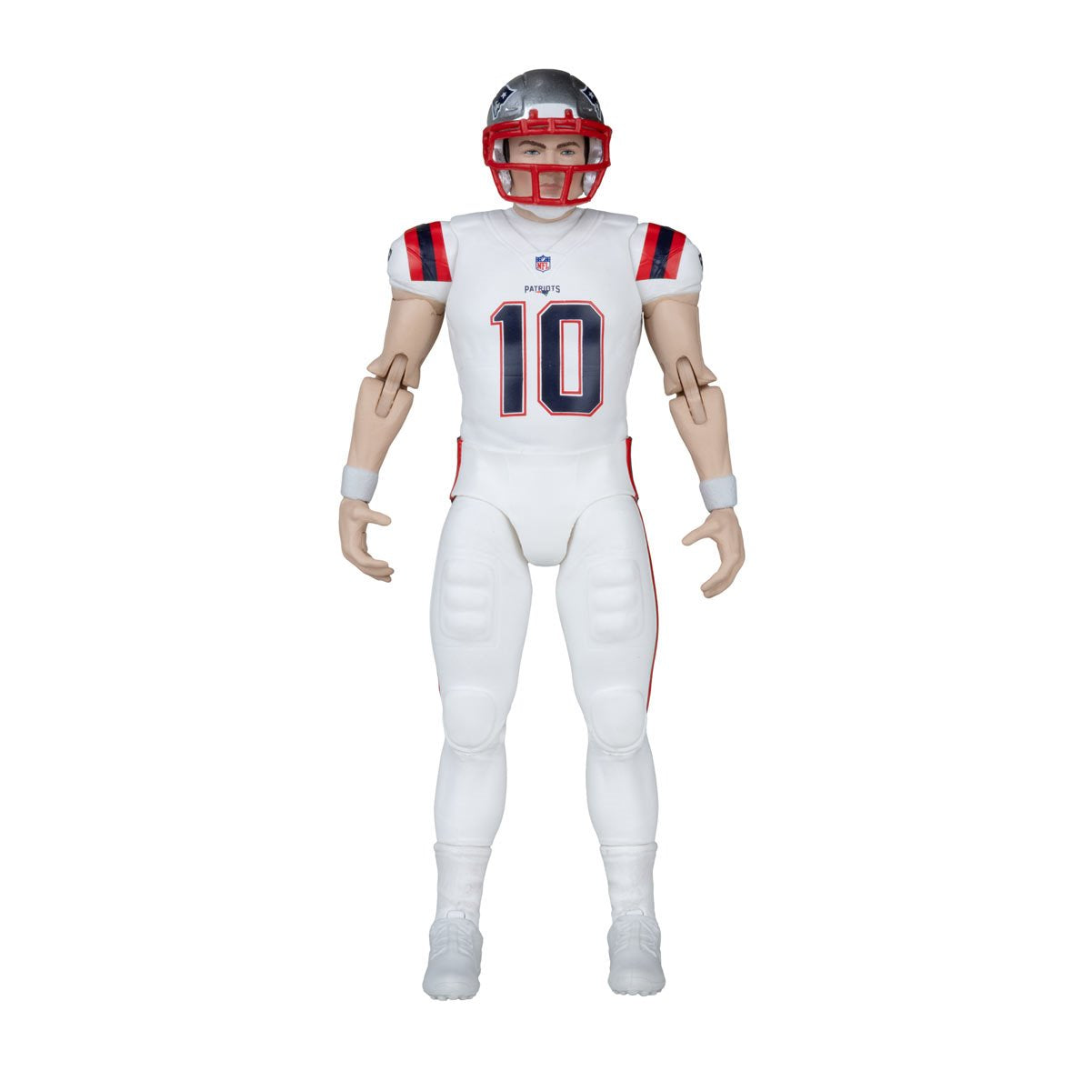 NFL McFarlane's SportsPicks Wave 2 New England Patriots Drake Maye 6-Inch Action Figure — Drake Maye Patriots SportsPicks Wave 2 figure, full front view