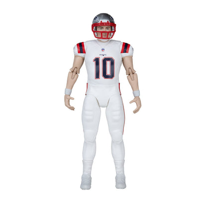 NFL McFarlane's SportsPicks Wave 2 New England Patriots Drake Maye 6-Inch Action Figure — Drake Maye Patriots SportsPicks Wave 2 figure, full front view