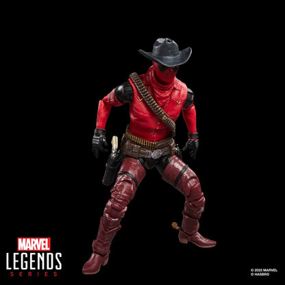 Deadpool & Wolverine Marvel Legends Cowboypool 6-Inch Action Figure — wide stance with hands beside holsters
