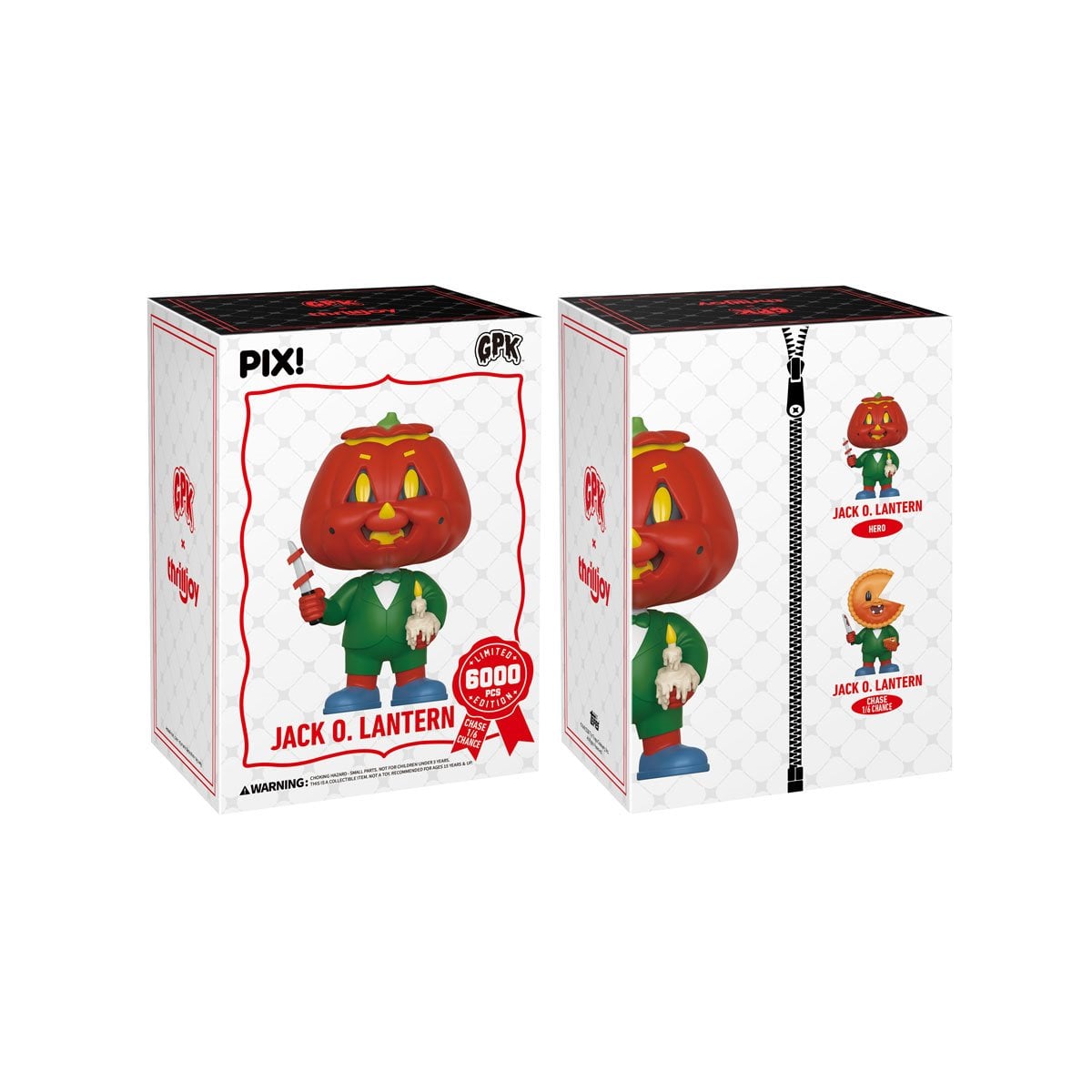 Garbage Pail Kids Jack OLantern Pix! Vinyl Figure – Common Version
