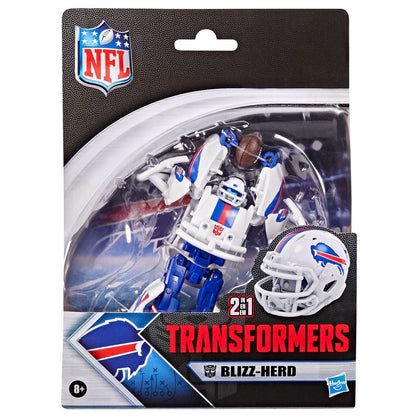 Transformers NFL Buffalo Bills Blizz-herd — Front of Buffalo Bills Blizz-herd retail packaging