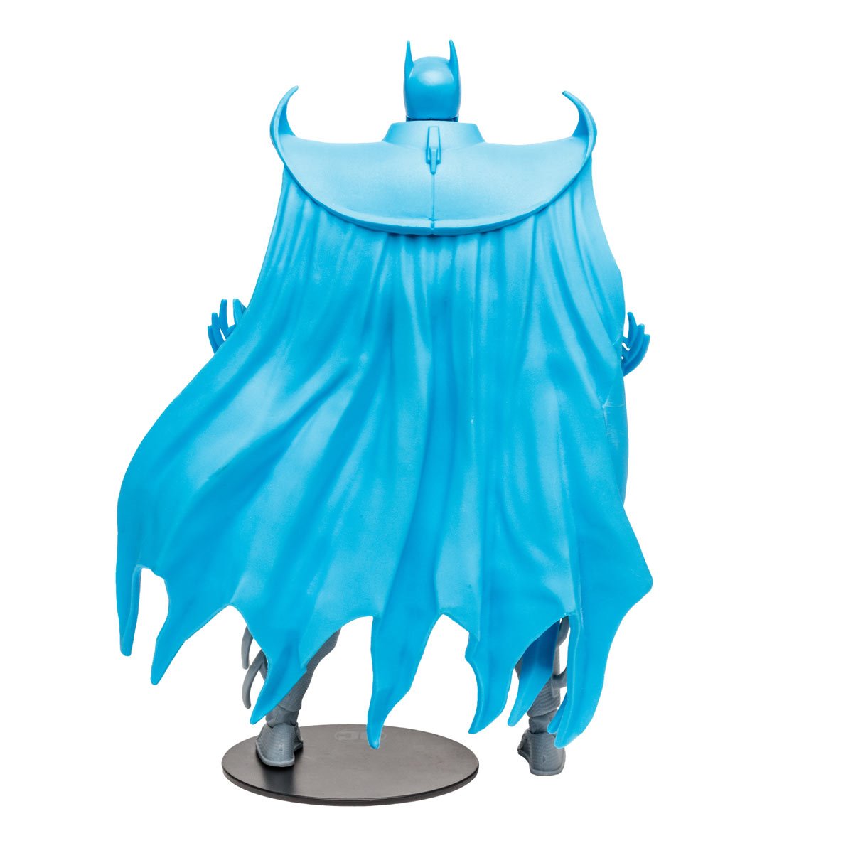 DC Multiverse McFarlane Vault Collection Wave 3 Azrael Batman 7-Inch Scale Action Figure — rear cape view on included display base